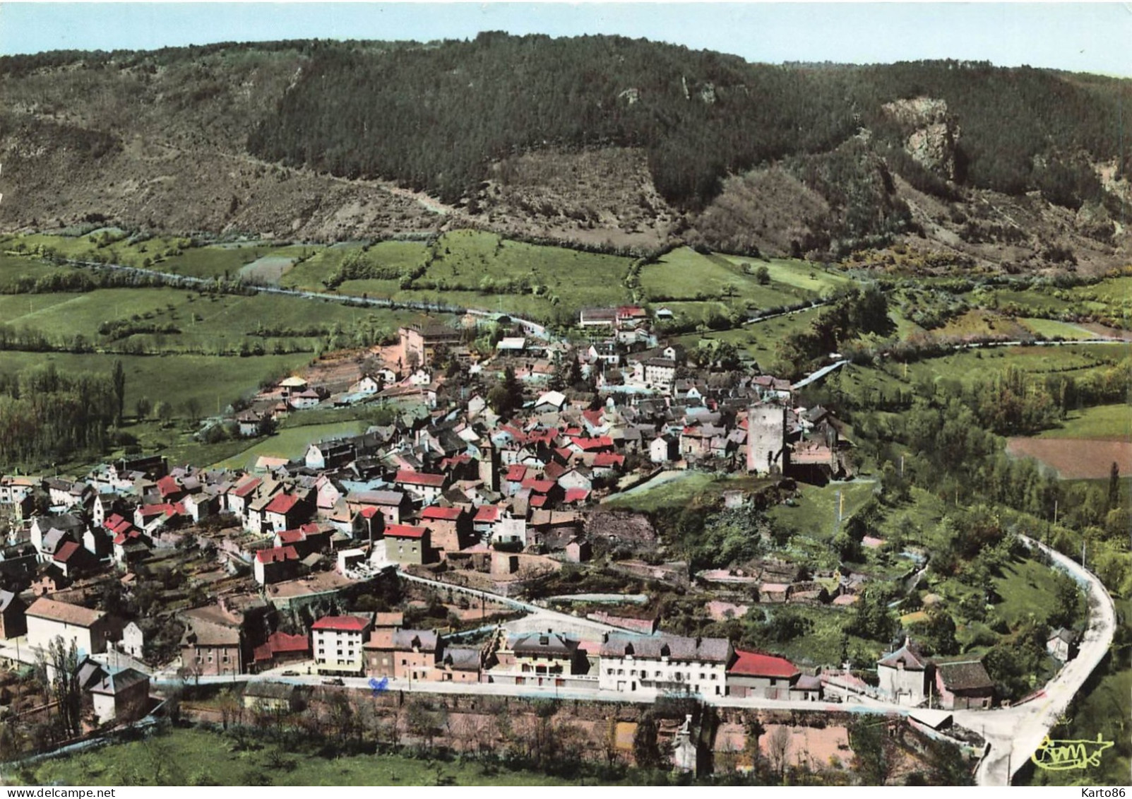 St Chély D'apcher * Vue Aérienne Sur Les Aciéries Et Forges De Firminy * Usine Industrie - Chanac