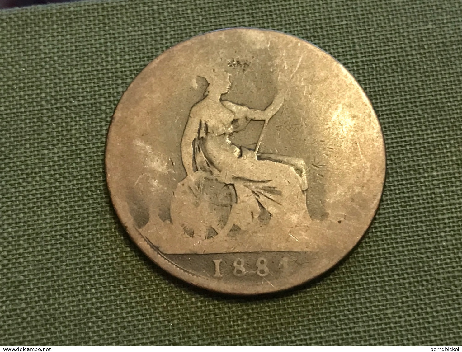 Münze Münzen Umlaufmünze Großbritannien 1 Penny 1884 - D. 1 Penny