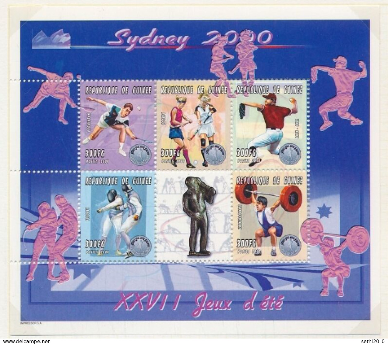 Guinee Bissau 2000 Tennis Hockey Base Ball Escrime Haltérophilie MNH - Summer 2000: Sydney