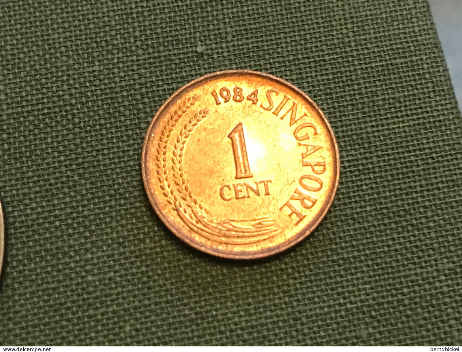 Münze Münzen Umlaufmünze Singapur 1 Cent 1984 - Singapour