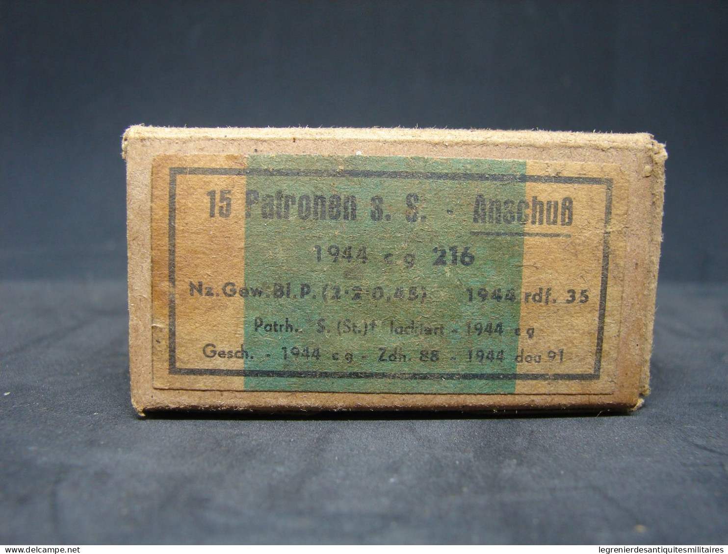 Rare - Boite Pour Cartouches 7,92 "s.S. Anschuss Patrone" - Armes Neutralisées