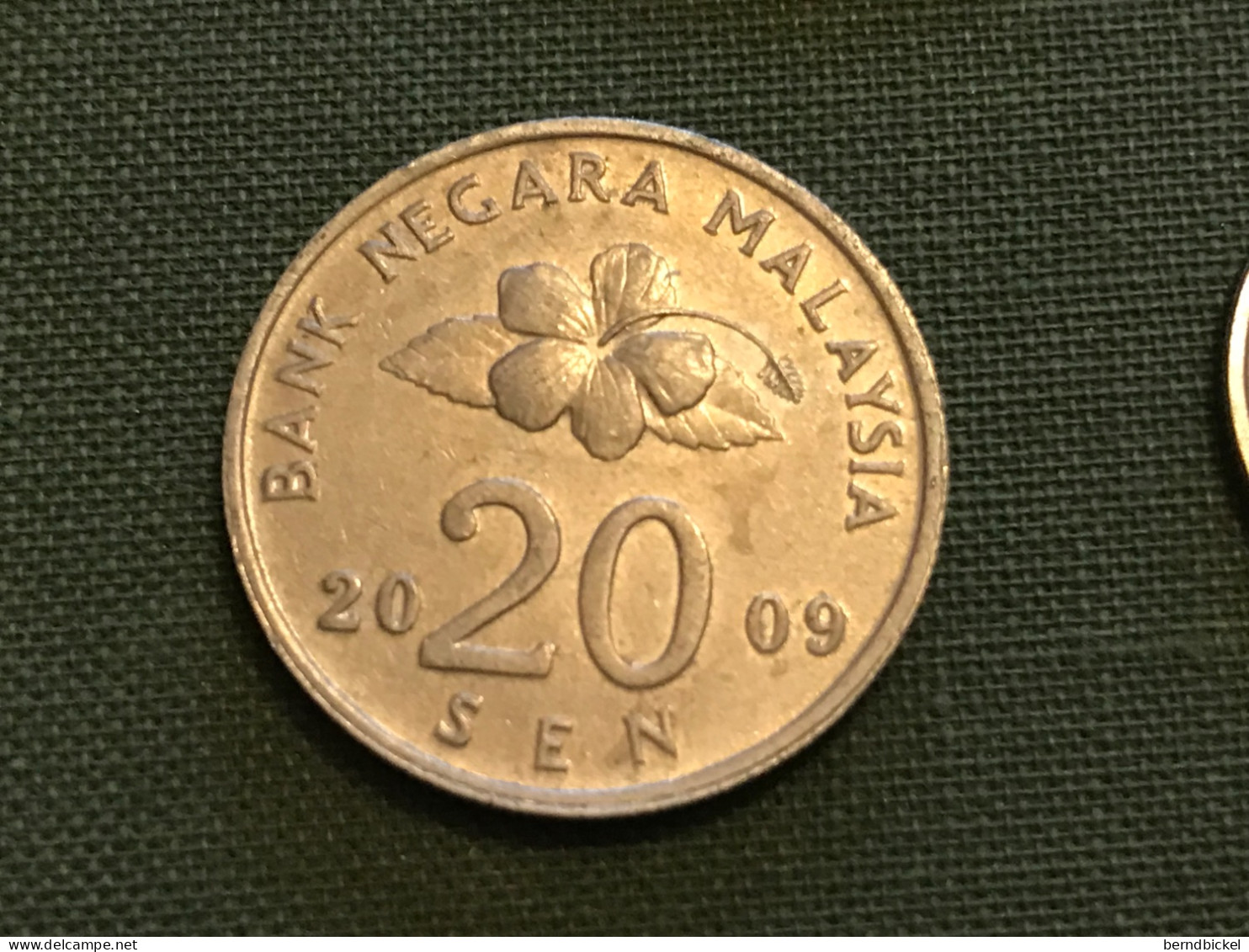 Münze Münzen Umlaufmünze Malaysia 20 Sen 2009 - Malaysia