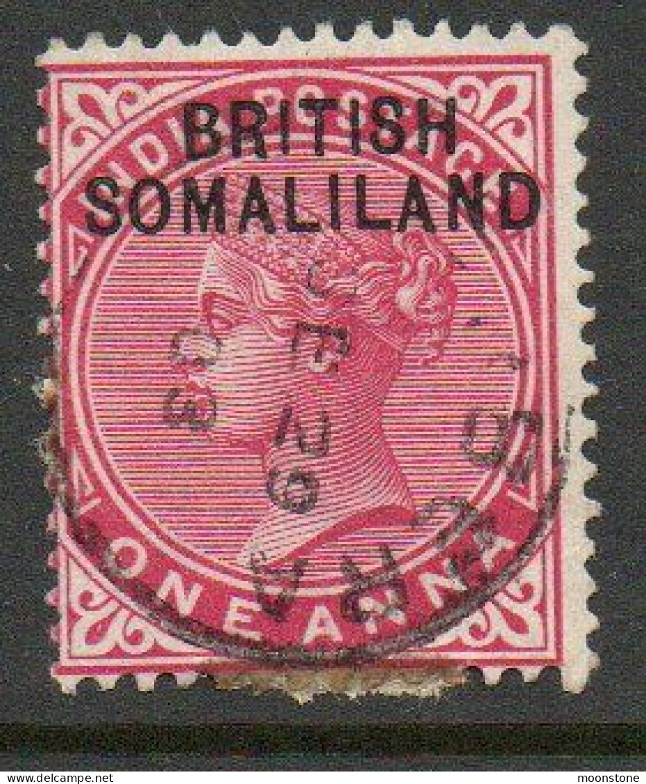 Somaliland Protectorate 1903 QV  1 Anna Overprint On India, Used, SG 2 (BA2) - Somalilandia (Protectorado ...-1959)