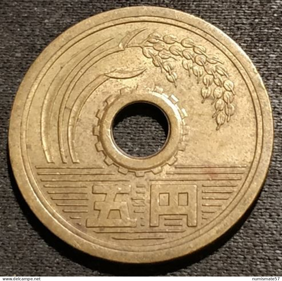 JAPON - JAPAN - 5 YEN 1965 - Shōwa  - Style Gothique - Year 40 - KM 72a - Japon