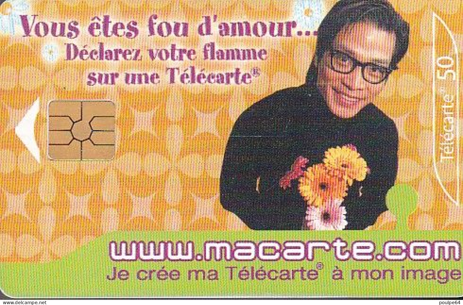 F1320  05/2004 - MA CARTE.COM " Fou D'amour " - 50 GEM2 - 2004