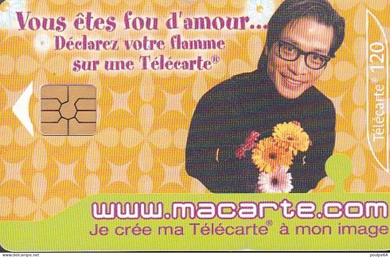 F1321A  05/2004 - MA CARTE.COM " Fou D'amour " - 50 GEM2 - 2004