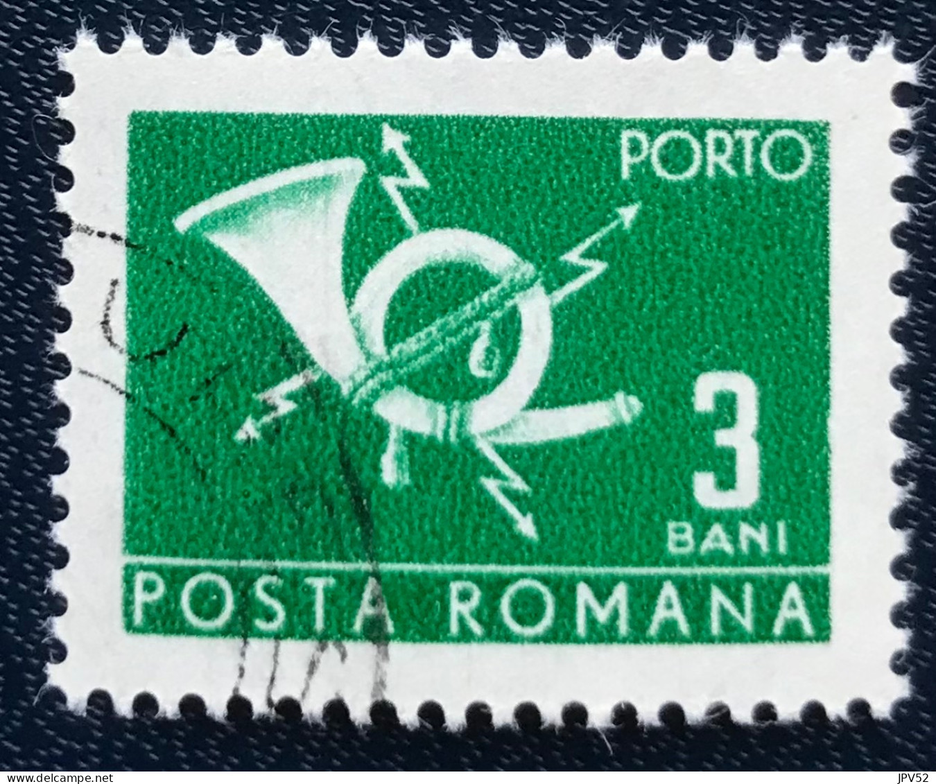 Romana - Roemenië - C14/54 - 1967 - (°)used - Michel 107 - Posthoorn & Bliksem - Postage Due