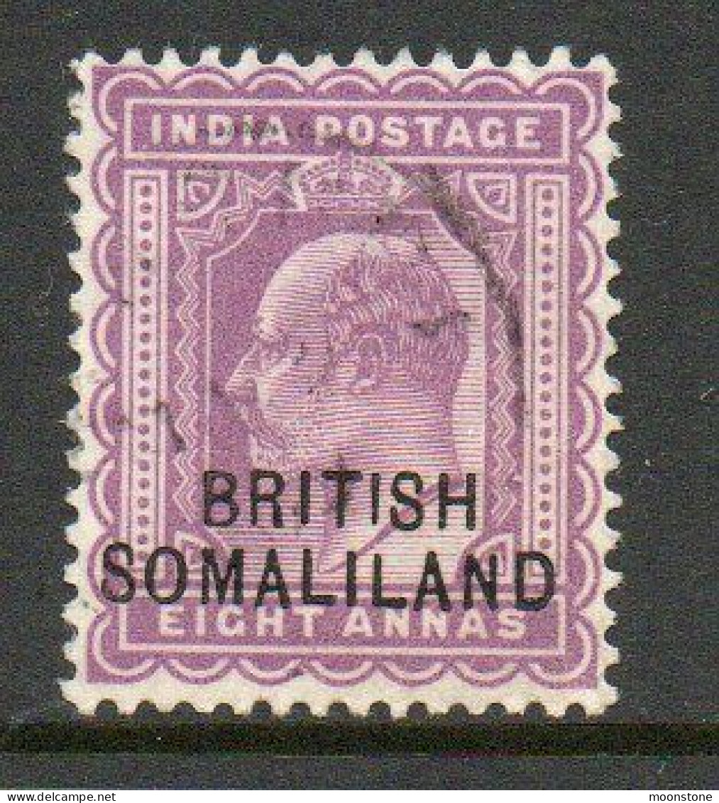 Somaliland Protectorate 1903 KEVII 6 Annas Overprint (at Bottom) On India, Used, SG 30 (BA2) - Somaliland (Protettorato ...-1959)