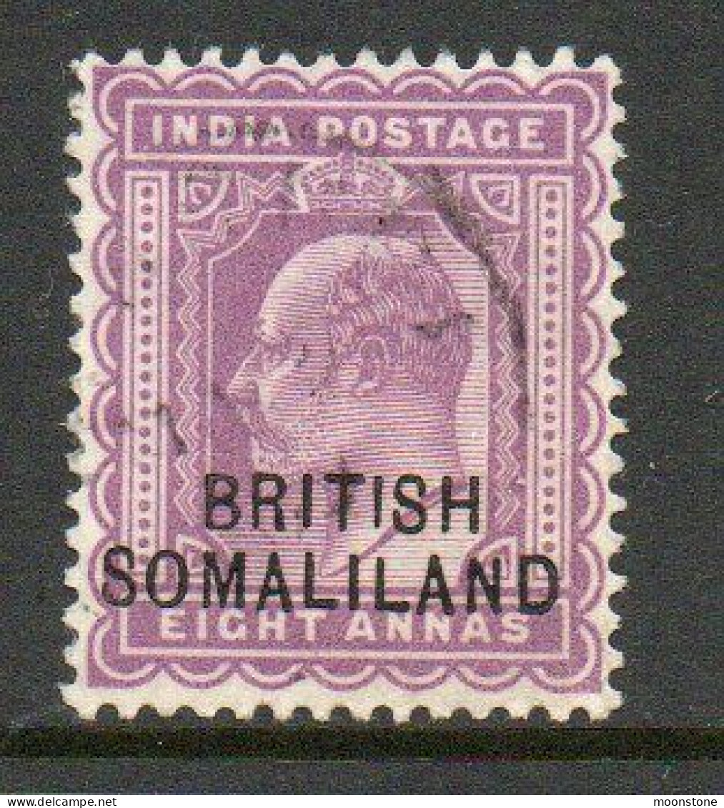 Somaliland Protectorate 1903 KEVII 6 Annas Overprint (at Bottom) On India, Used, SG 30 (BA2) - Somaliland (Protectorate ...-1959)