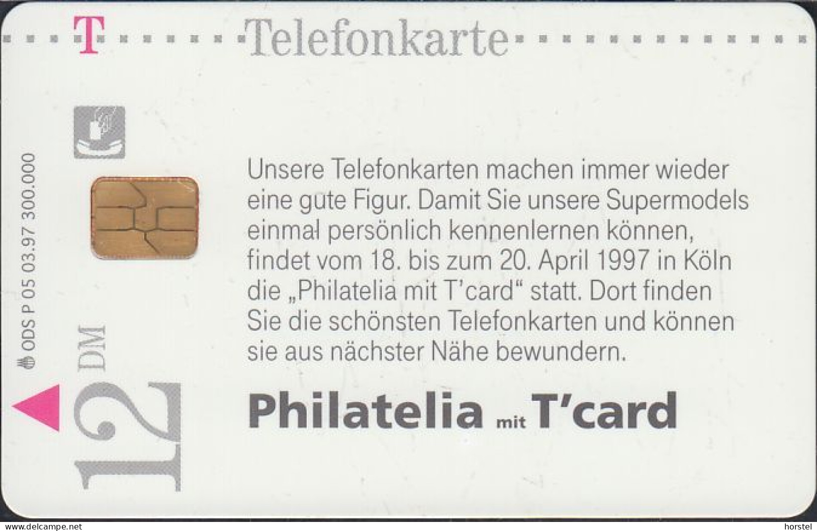 Germany P05/97 Philatelia Mit T'card - DD:2703 - P & PD-Series: Schalterkarten Der Dt. Telekom