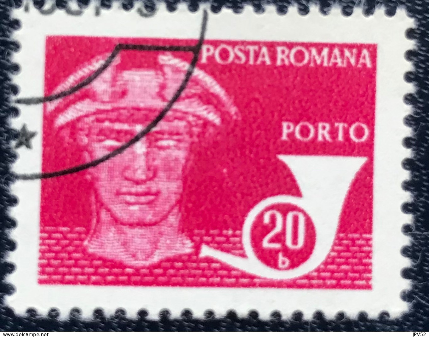 Romana - Roemenië - C14/54 - 1974 - (°)used - Michel 121 - Mercurius & Posthoorn - Port Dû (Taxe)