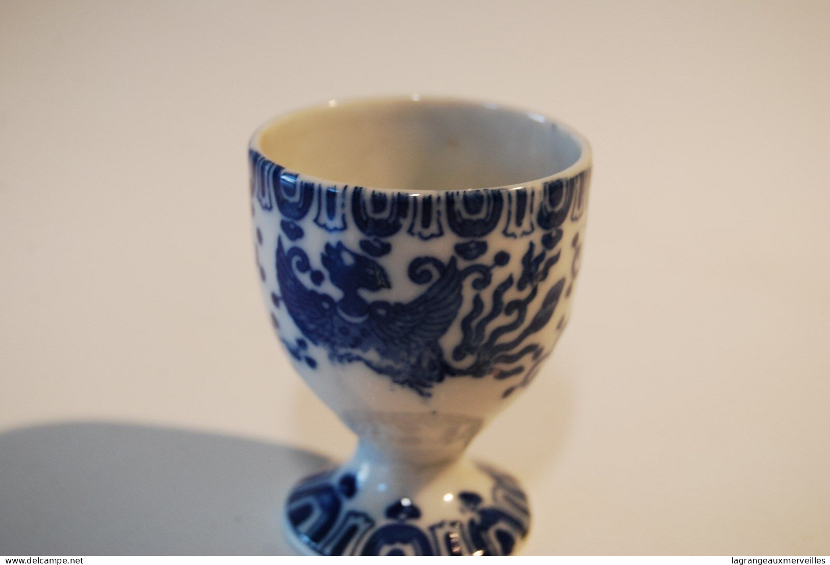 C126 Ancein Coquetier Asiatique Cachet XIX - Egg Cups