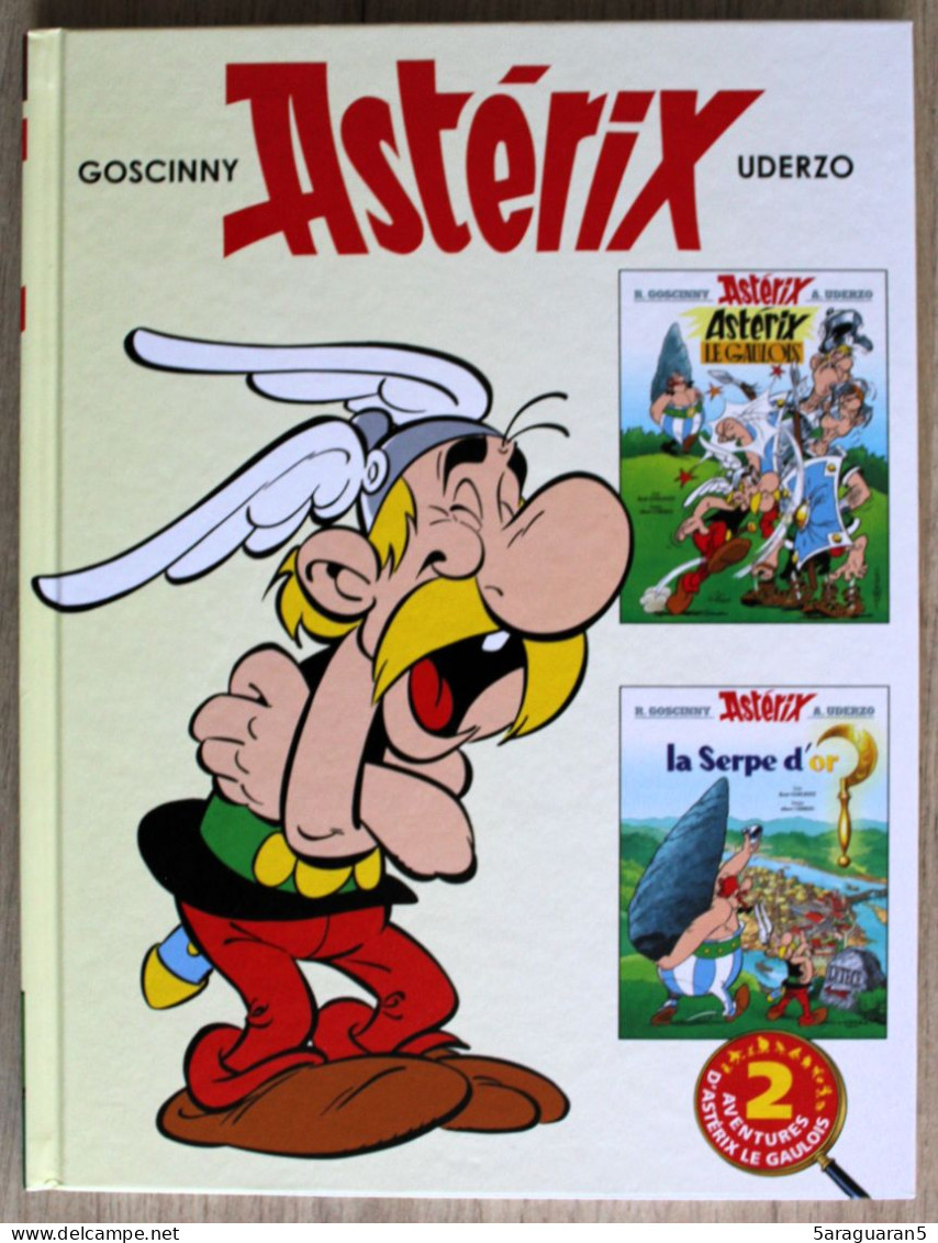 BD ASTERIX - ALBUM DOUBLE 1 - Astérix Le Gaulois / La Serpe D'or - 2017 - Astérix