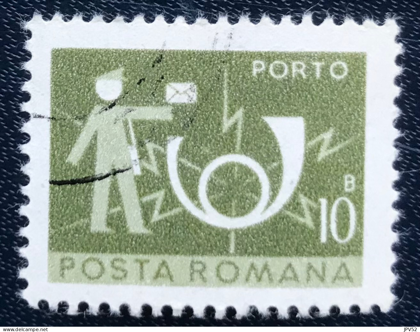 Romana - Roemenië - C14/54 - 1974 - (°)used - Michel 120 - Postbode & Posthoorn - Impuestos