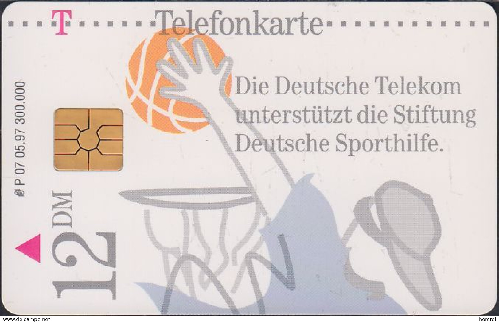 Germany P07/97 Deutsche Sporthilfe - Streetball - DD:3705 - Modul 25 - P & PD-Series: Schalterkarten Der Dt. Telekom