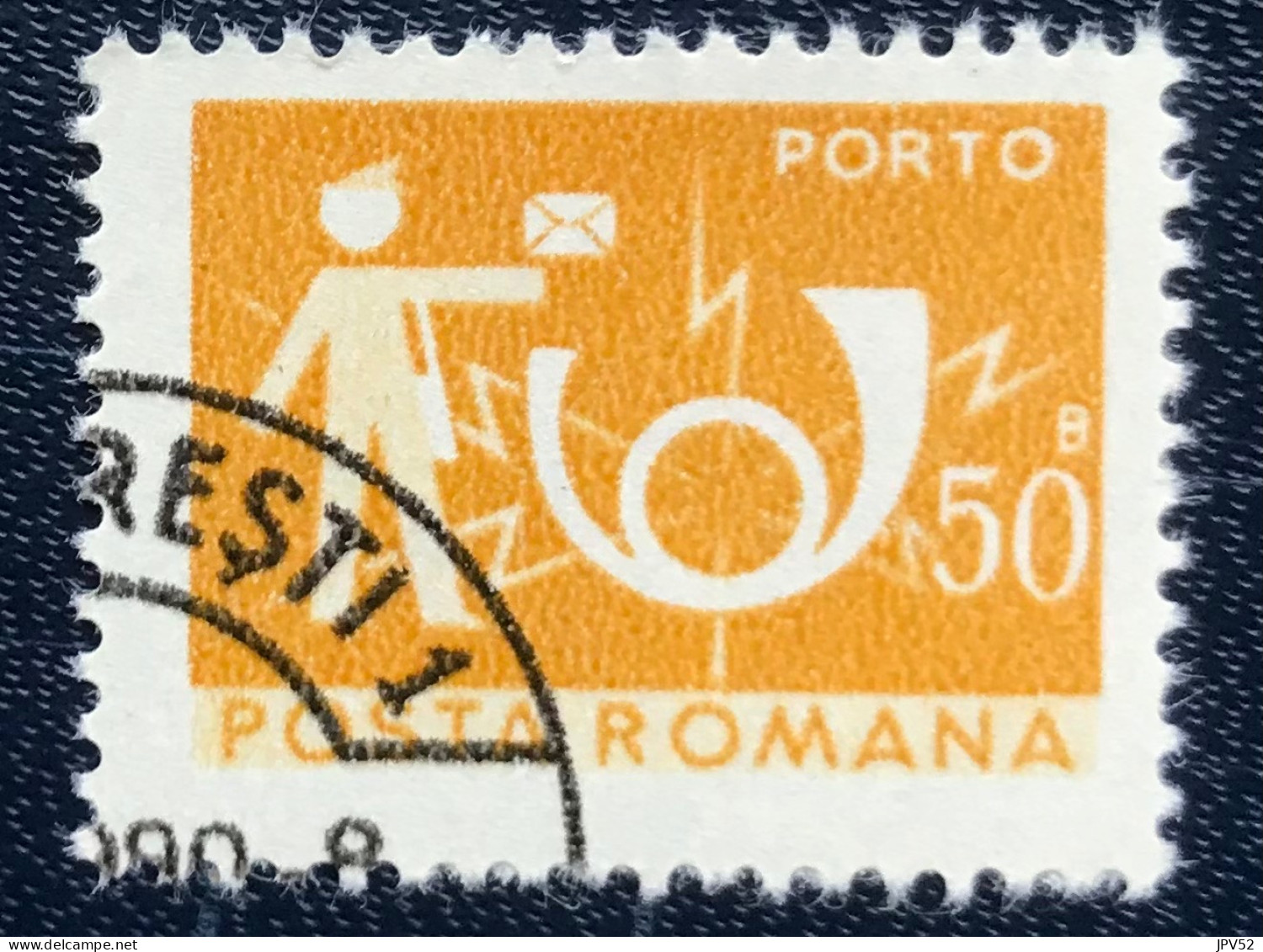 Romana - Roemenië - C14/55 - 1982 - (°)used - Michel 126 - Postbode & Posthoorn - Impuestos