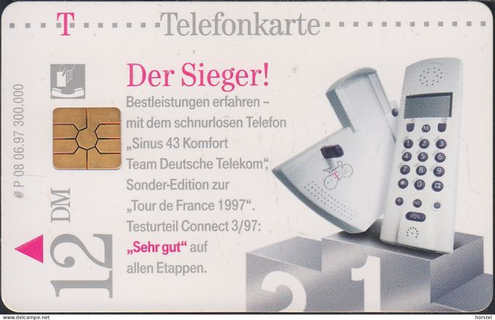Germany P08/97 Team Telekom - Telefon - DD:3705 - Modul 25 - P & PD-Series: Schalterkarten Der Dt. Telekom