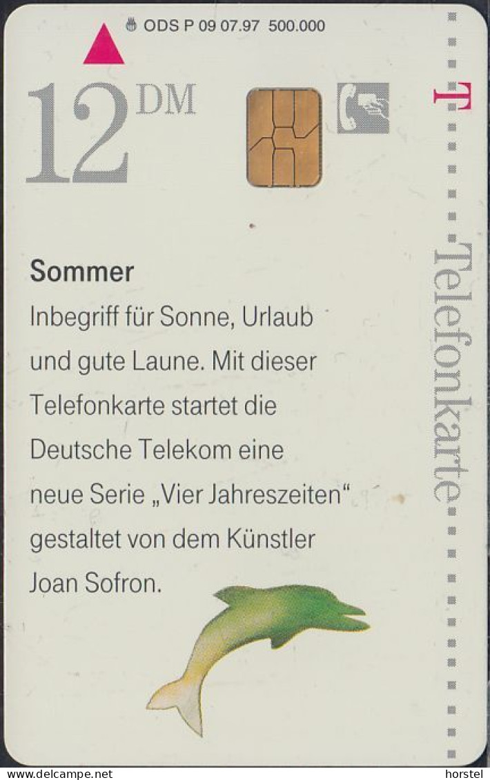 Germany P09/97 Kunst - Art - Joan Sofron - Sommer DD:2708 - P & PD-Series: Schalterkarten Der Dt. Telekom