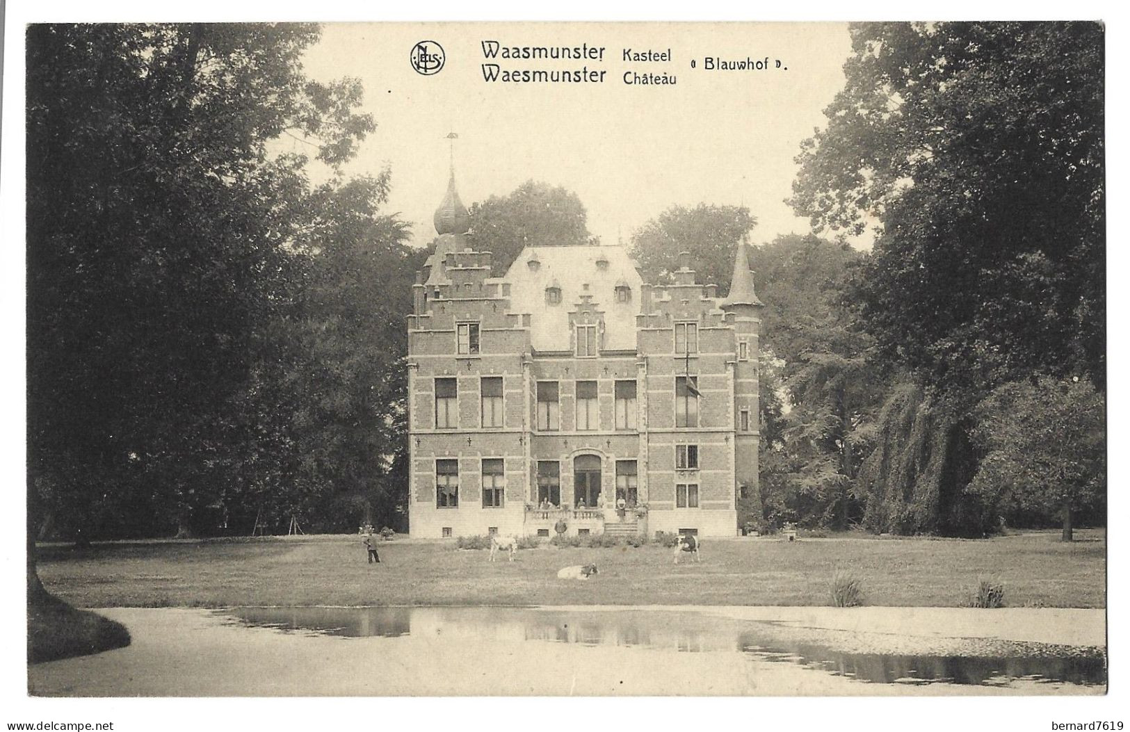 Belgique  - Waasmunster  -  Chateau  Blauwhof -  Baron Et Baronne  Wonny - Banbanno - Waasmunster