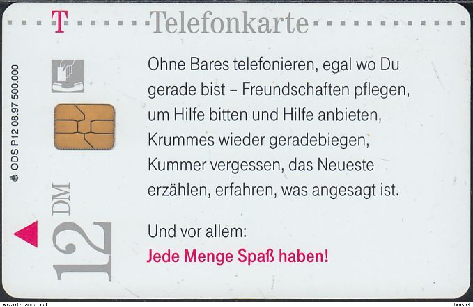 Germany P12/97 Cool & Stark - Mann DD:2709 - P & PD-Series: Schalterkarten Der Dt. Telekom