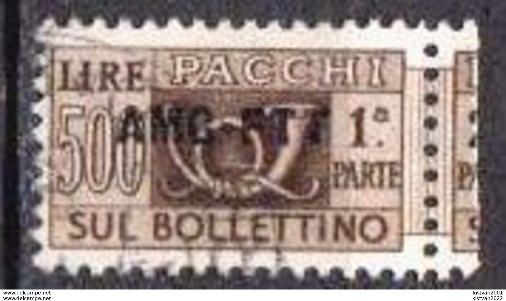 Triest Used Stamp, Only The Left Side Of The Pair - Gebraucht