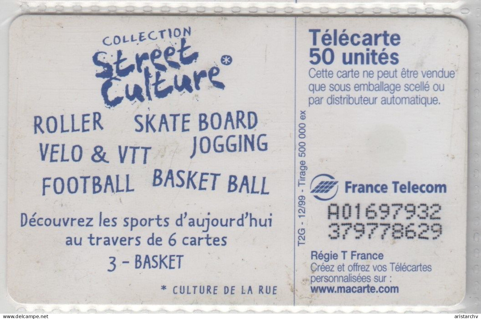 FRANCE 1999 STREET CULTURE BASKETBALL - 1999