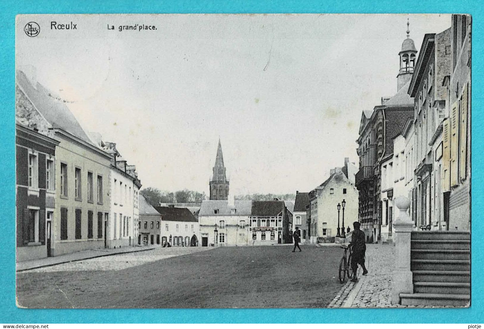 * Le Roeulx - La Louvière (Hainaut - La Wallonie) * (Nels, Série 88, Nr 40) La Grand'Place, Markt, Animée, Couleur, TOP - Le Roeulx