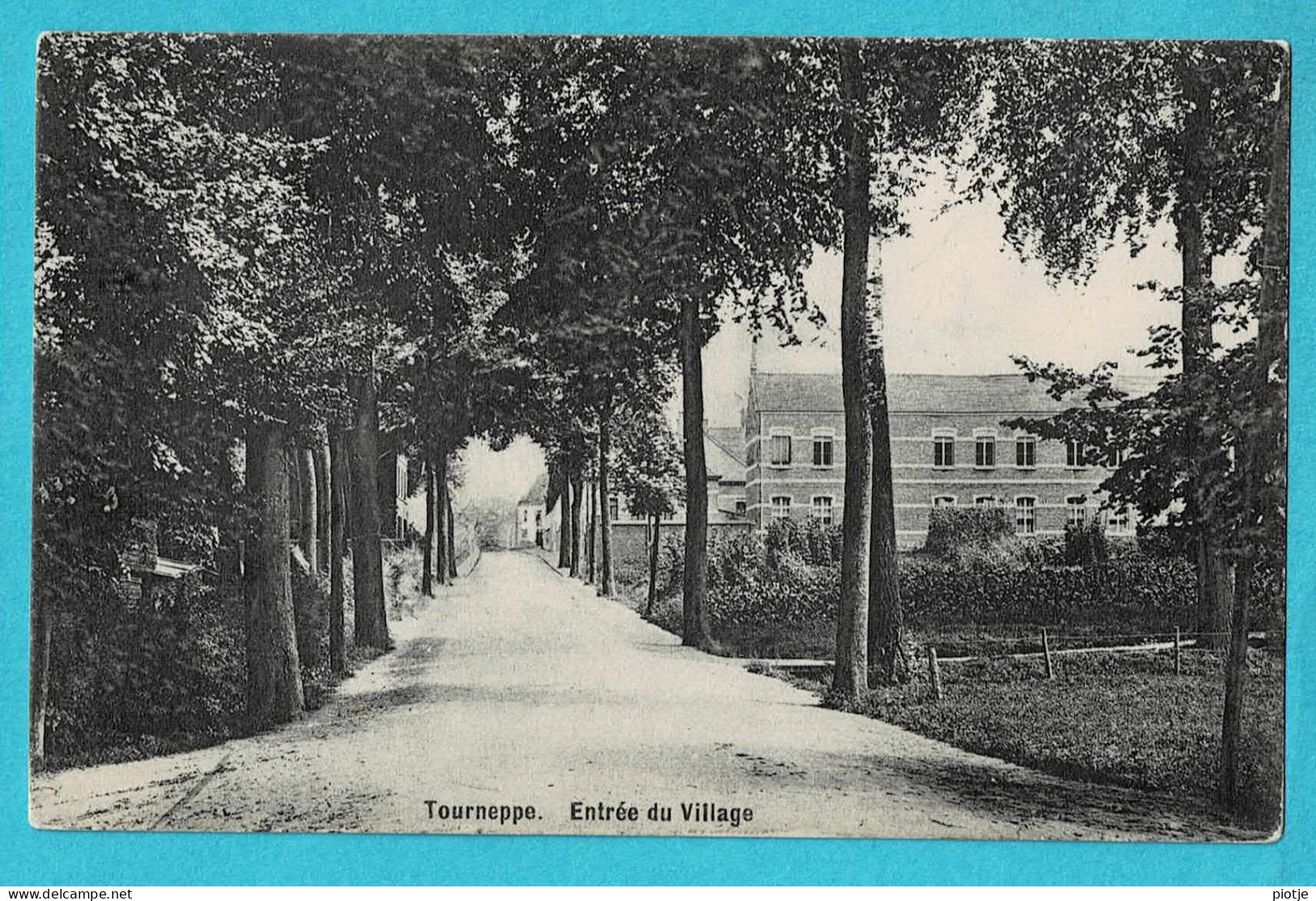 * Dworp - Tourneppe (Beersel - Vlaams Brabant) * (V.V.K.) Entrée Du Village, Allée, Ingang Dorp, Old, Rare, TOP - Beersel