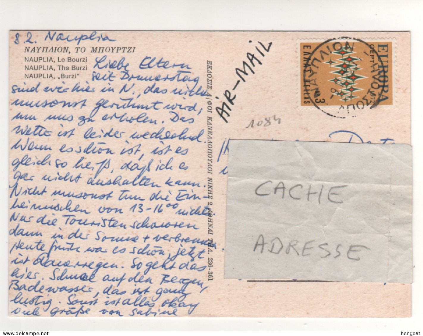 Timbre , Stamp Yvert N° 1084 " EUROPA " Sur CP , Carte , Postcard Du 09/12/72 - Storia Postale