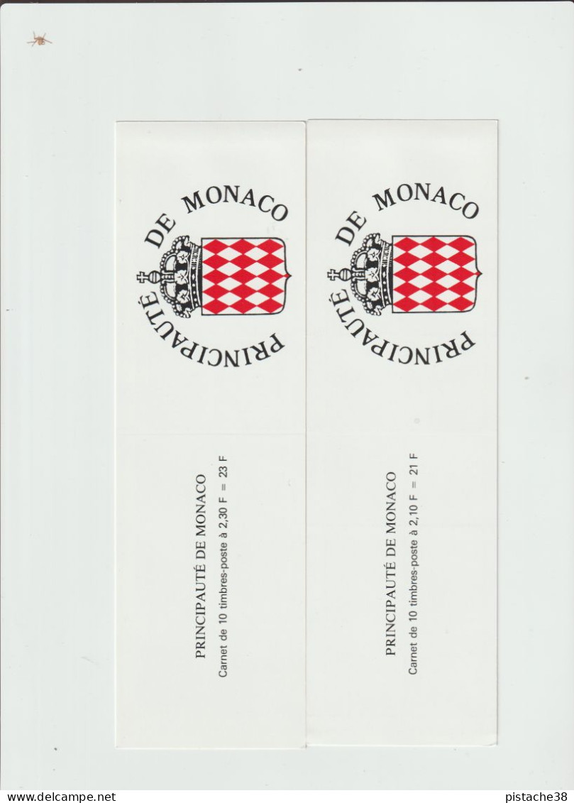 MONACO, Carnets "Cour D'Honneur De La Mairie Et Rampe Major" Non Pliés, Superbes - Carnets