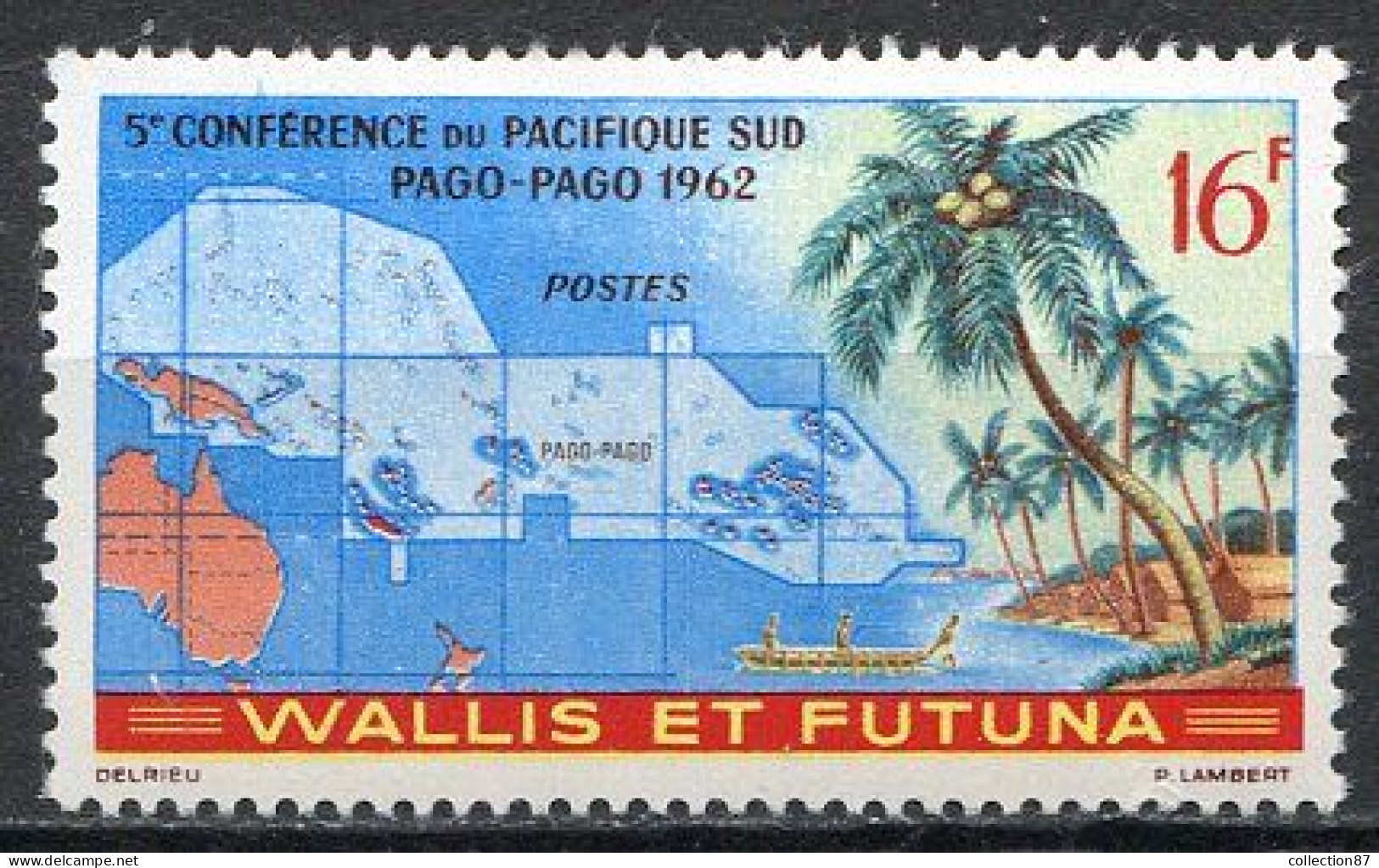 Réf 79 < WALLIS & FUTUNA < Yvert N° 161 * Neuf Ch * MH < Cote 5.70 € - Unused Stamps