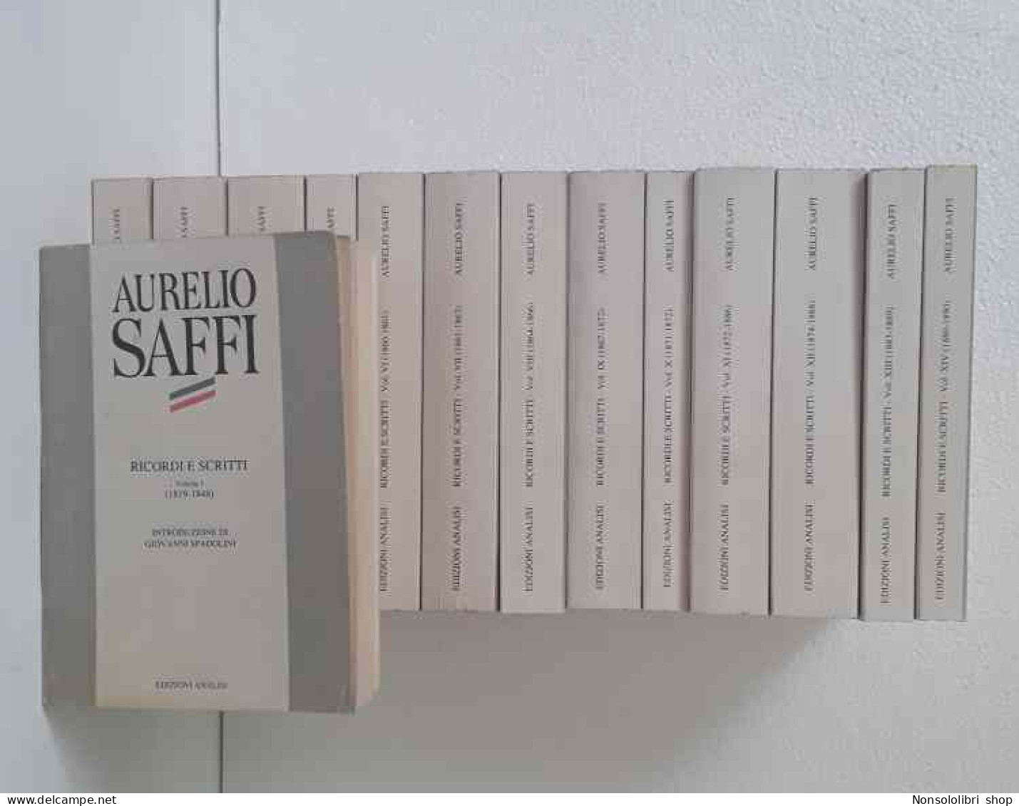 Ricordi E Scritti - 14 Volumi - Introduzione Giovanni Spadolini Di Saffi Aurelio - Otros & Sin Clasificación