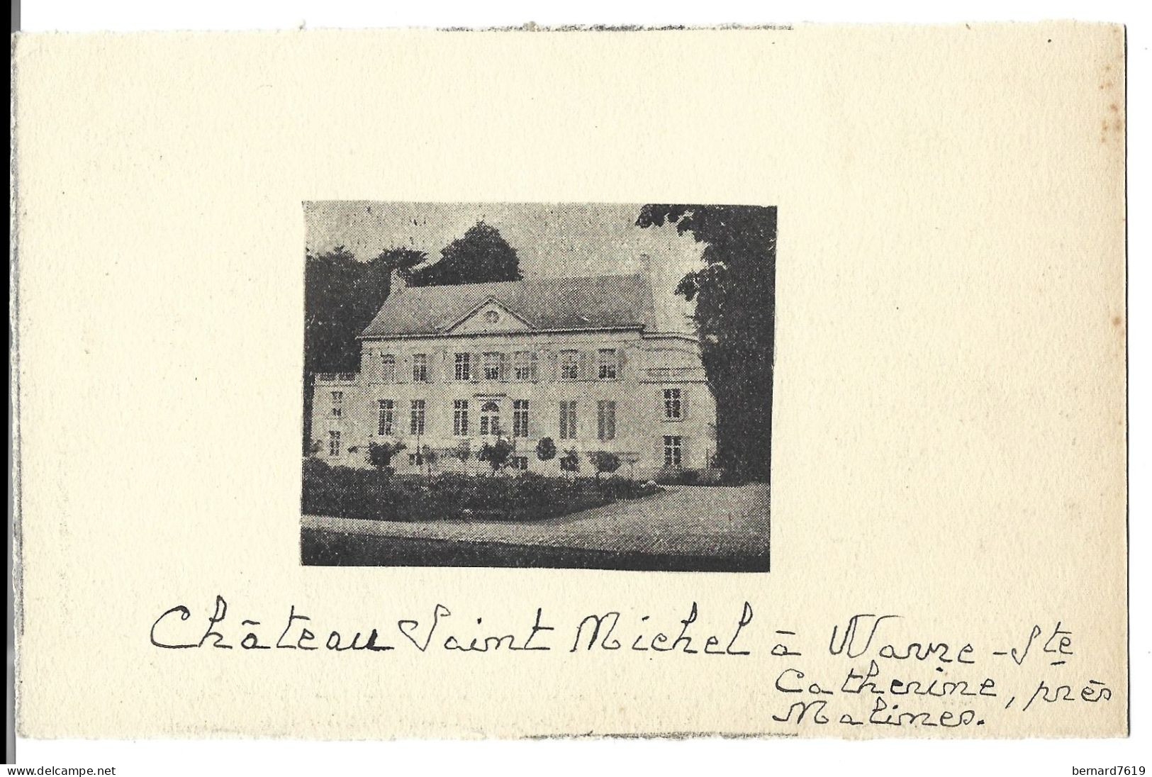 Belgique  -   Wavre -sainte Catherine  -  Chateau  Saint Michel   Pres Malines - Waver