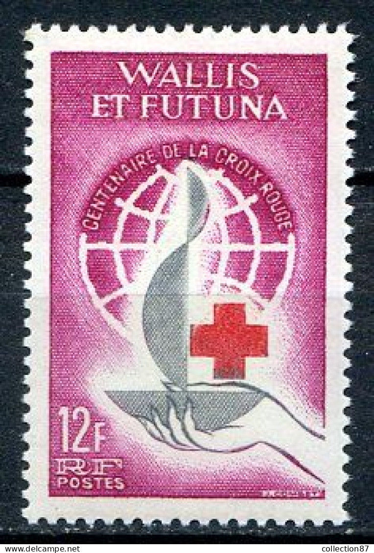 Réf 79 < WALLIS & FUTUNA < Yvert N° 168 * Neuf Ch * MH < Cote 4.00 € < Croix Rouge - Neufs