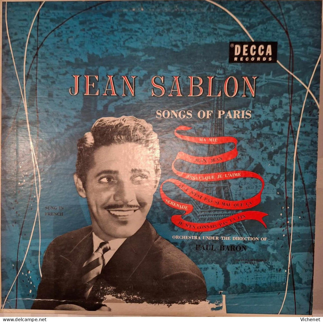 Jean Sablon ‎– Songs Of Paris - Formatos Especiales
