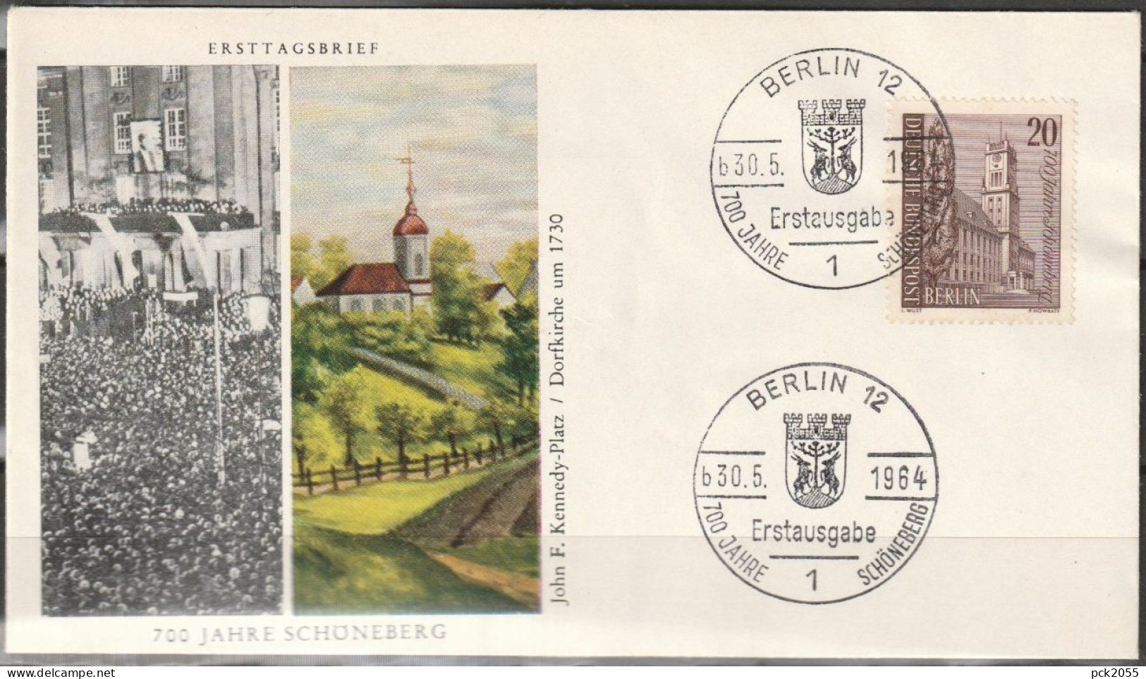 Berlin FDC 1964 Nr.233 700 Jahre Schöneberg ( D 7029 ) Günstige Versandkosten - 1948-1970