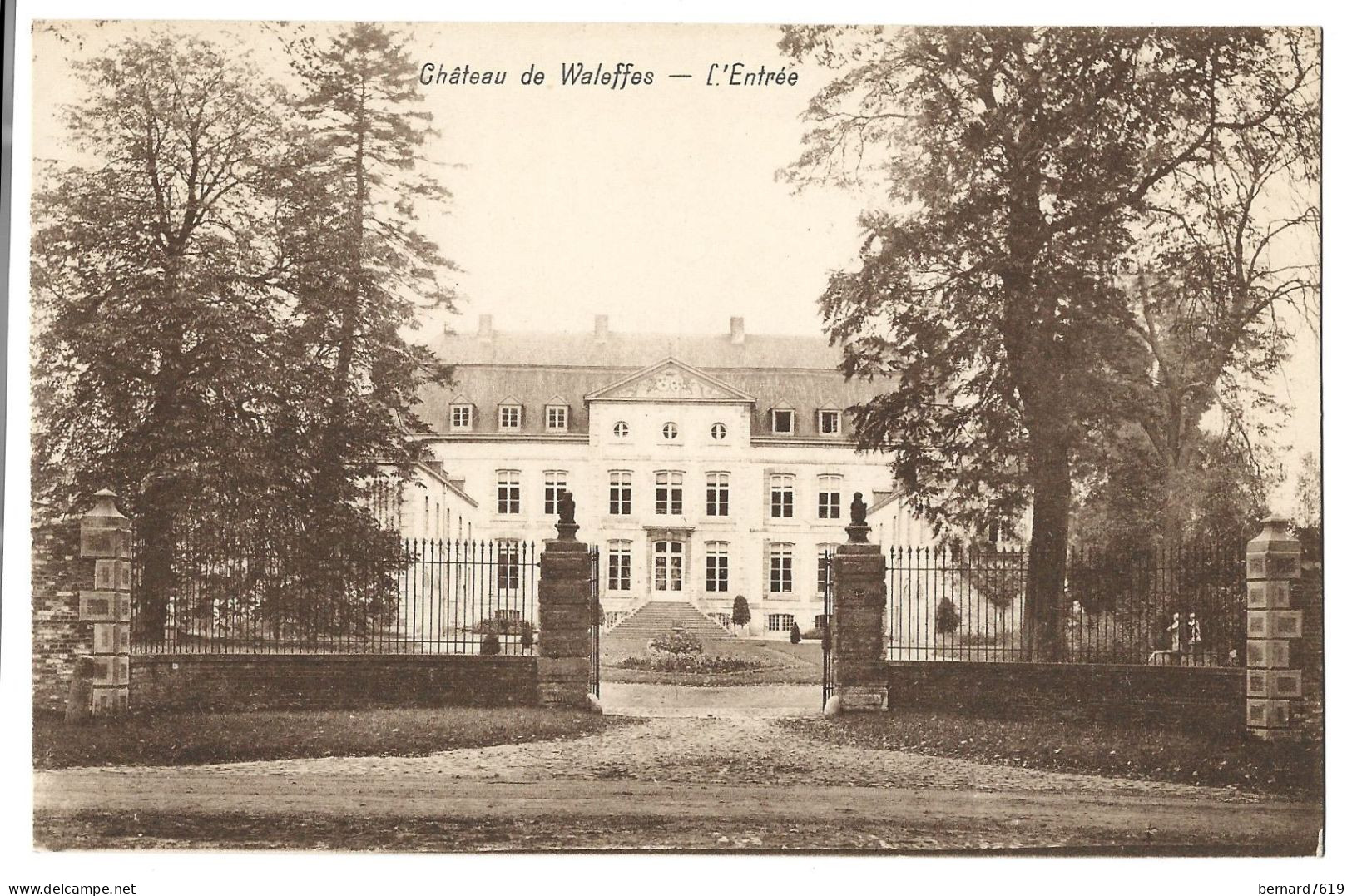 Belgique  -   Waleffes  - Chateau  De Waleffes  -  L'entree - Pres Faimes - Faimes