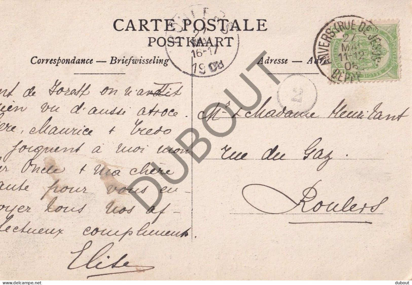 3 Postkaarten /Cartes Postales - Kontich Spoorwegramp 21 Mei 1908 (C5246) - Kontich