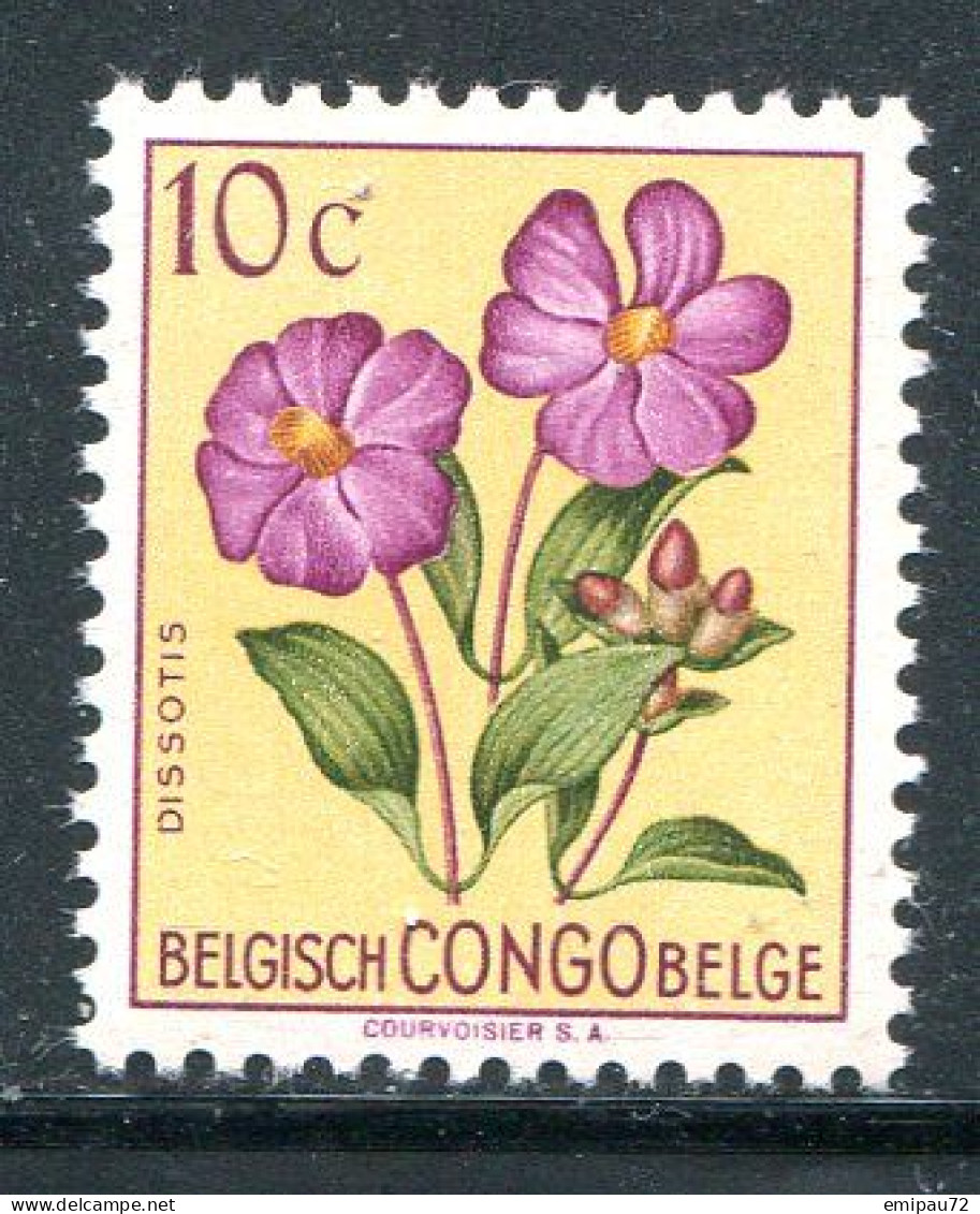 CONGO BELGE- Y&T N°302- Neuf Sans Charnière ** (fleurs) - Unused Stamps