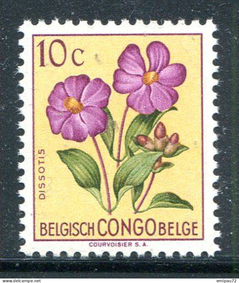 CONGO BELGE- Y&T N°302- Neuf Sans Charnière ** (fleurs) - Neufs