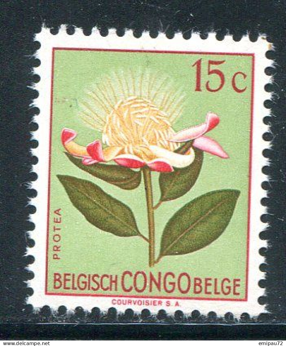 CONGO BELGE- Y&T N°303- Neuf Sans Charnière ** (fleurs) - Ungebraucht