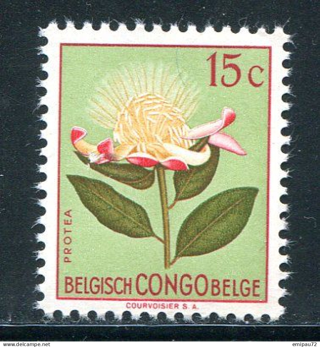 CONGO BELGE- Y&T N°303- Neuf Sans Charnière ** (fleurs) - Unused Stamps