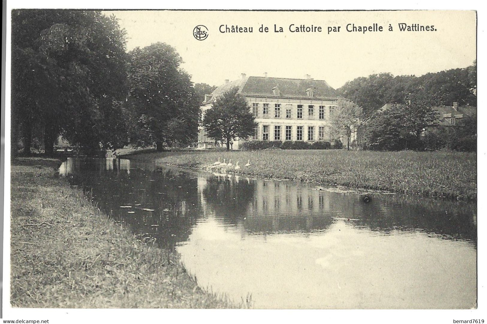Belgique  -   Wattines -  Chateau   De La Cattoire    Par Chapelle A Wattines - Leuze-en-Hainaut