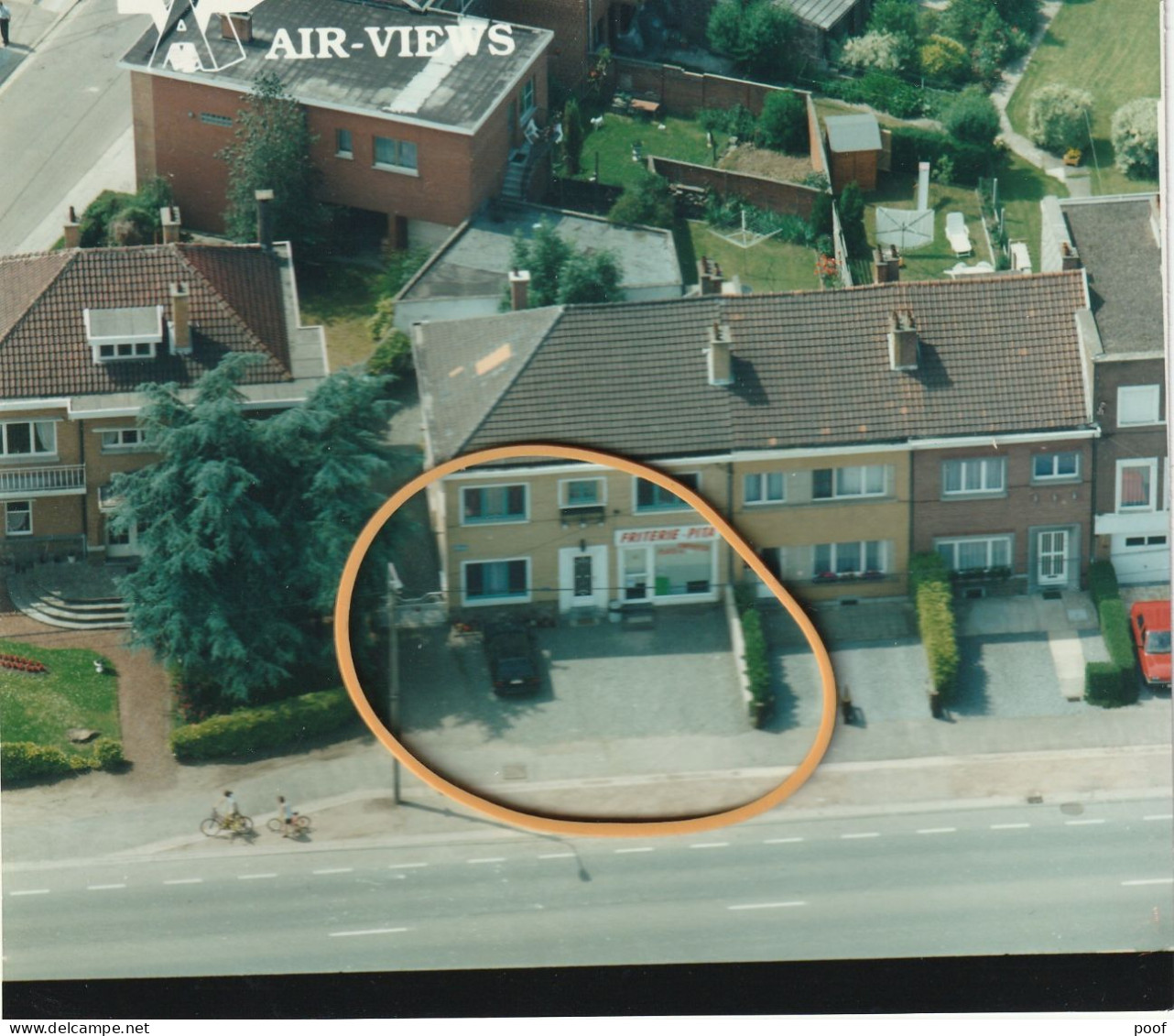 Haccourt : Route De Visé / Friterie - Pita ( Luchtfoto) - Oupeye