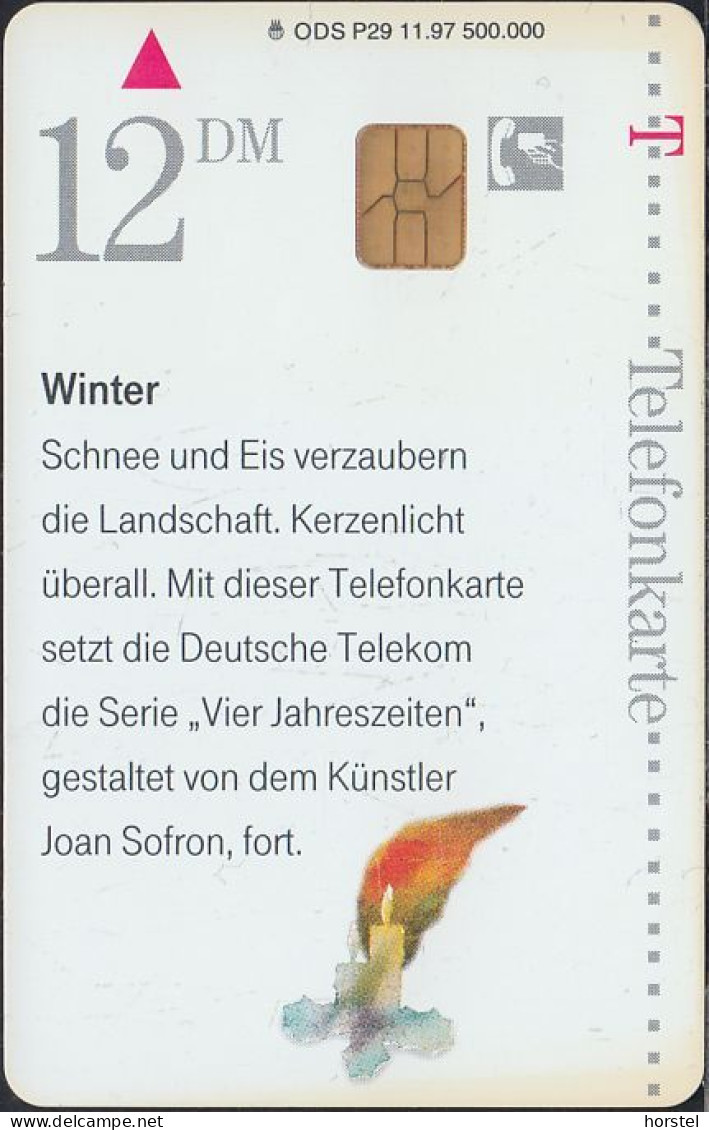 Germany P29/97 Kunst - Art - Joan Sofron - Winter DD:2711 Modul 33F - P & PD-Series: Schalterkarten Der Dt. Telekom