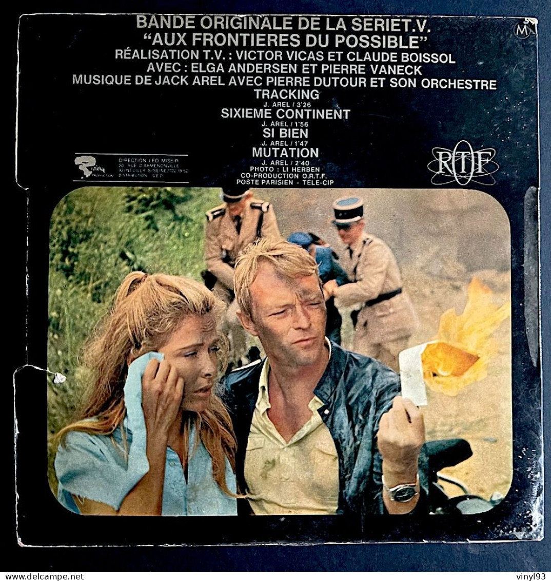 1971 - EP 45T B.O Série TV "Aux Frontières Du Possible" - Musique J.Arel - ORTF - Riviera 231.375 M - Música De Peliculas