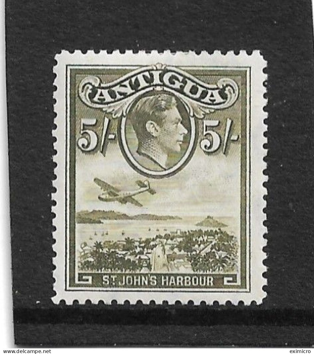 ANTIGUA 1938 5s SG 107 LIGHTLY MOUNTED MINT Cat £18 - 1858-1960 Kolonie Van De Kroon