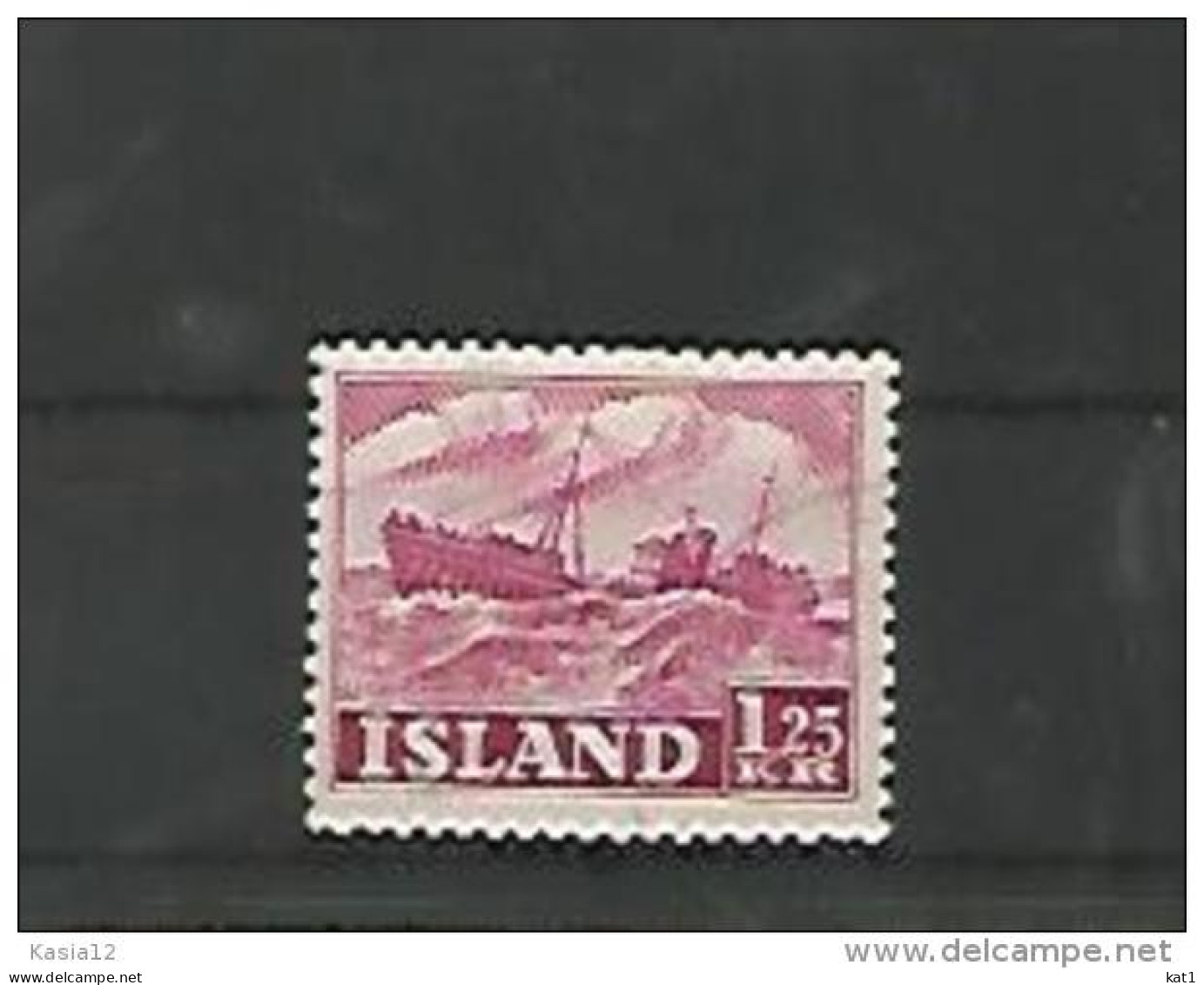 A05665)Island 276 Gest. - Gebruikt