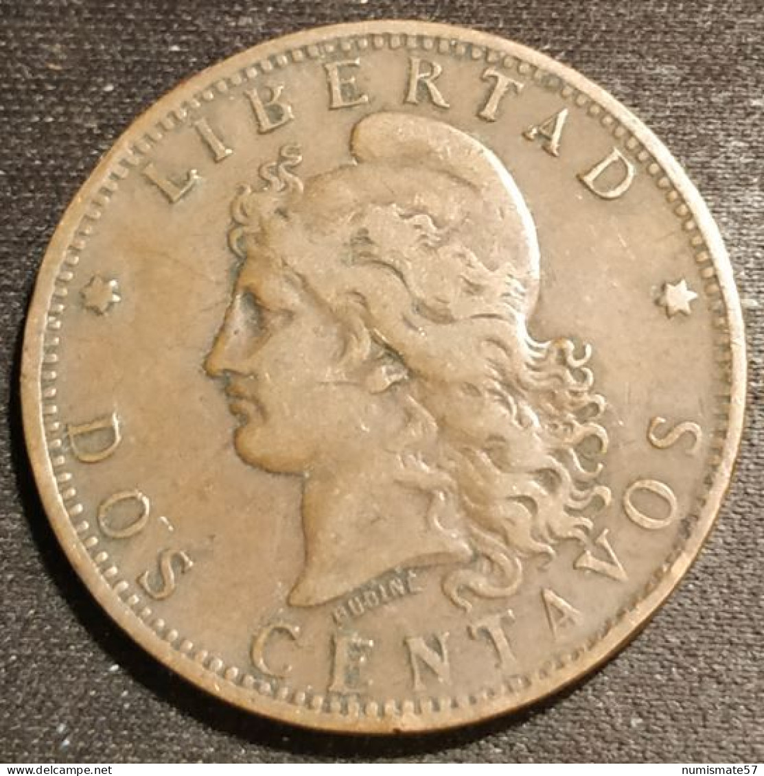 ARGENTINE - ARGENTINA - 2 CENTAVOS 1884 - KM 33 - Argentine