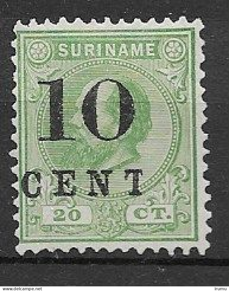 Suriname 1898, NVPH 31f MNG Kw 25 EUR (SN 1292) - Suriname ... - 1975